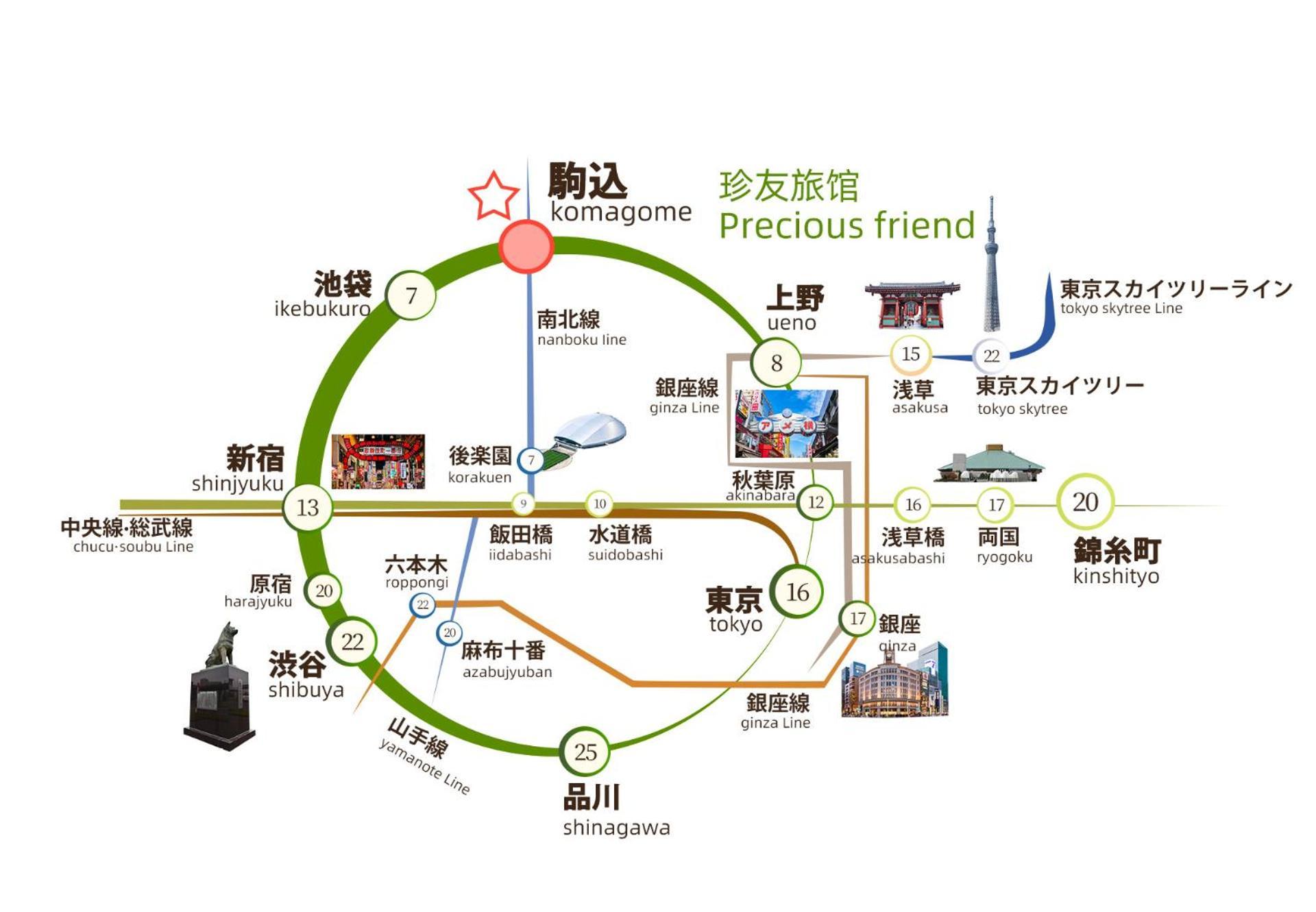 2f京都新装修日式房间jr山手线步行1min地铁直达新宿池袋上野东京站 Appartement *